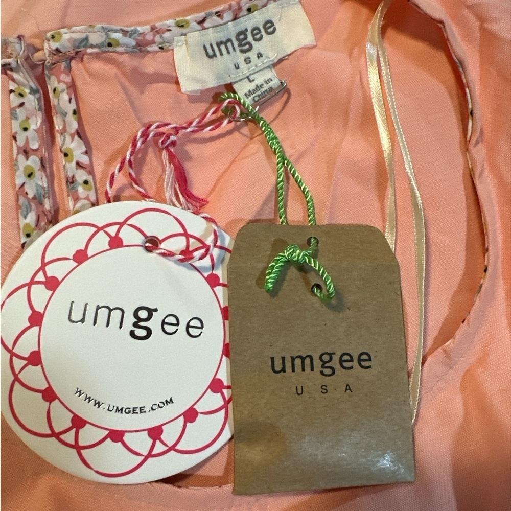 Umgee Coral Puff Sleeve Blouse - Picture 2 of 6